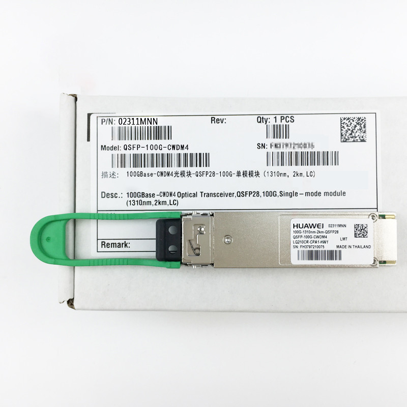 华为100G光模块QSFP28-100G-CWDM4 QSFP28-100G-LR4单模双纤LC
