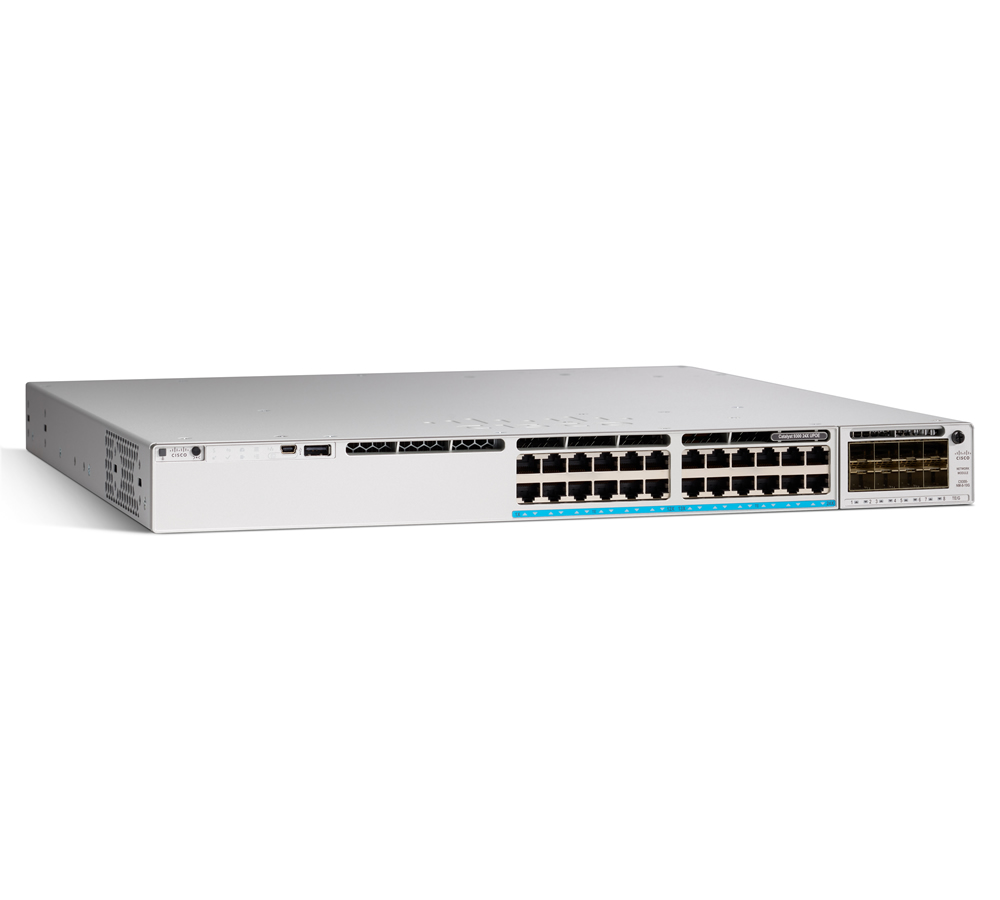 Cisco思科 C9300-24T-E 千兆24口三层企业级核心交换机