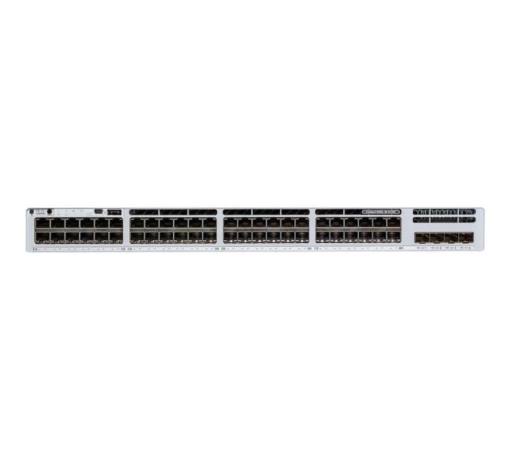 Cisco/思科 WS-C9300-48P-E 48口千兆POE供电 三层核心交换机