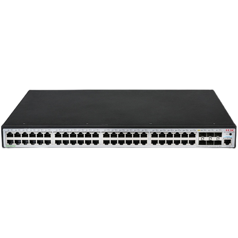 LS-5120V3-52S-PWR-LI/L2以太网交换机主机,支持48个10/100/1000BASE-T PoE+电口,4个1G/10G BASE-X SFP Plus端口,支持AC