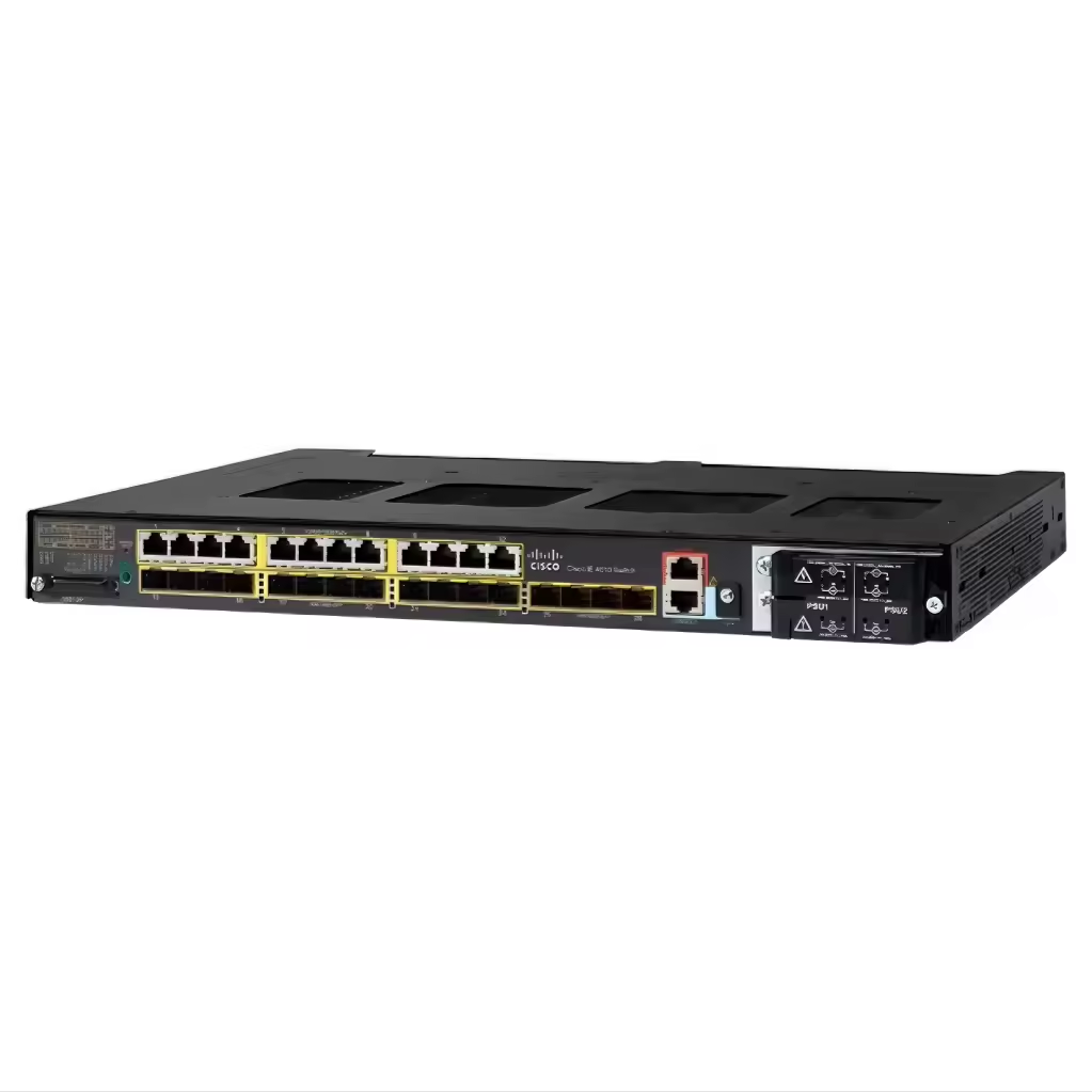 Cisco switches Industrial Ethernet IE-4010-4S24P IE4010 with 24GE Copper PoE+ ports and 4GE SFP uplink ports 